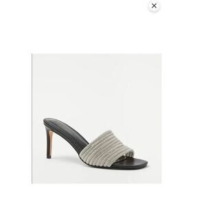 Ann Taylor Crystal Tube Mule Sandals